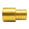 Apollo 1 in. Brass PEX Barb x 1 in. Male Copper Sweat Adapter APXMSA11 - alternate 3